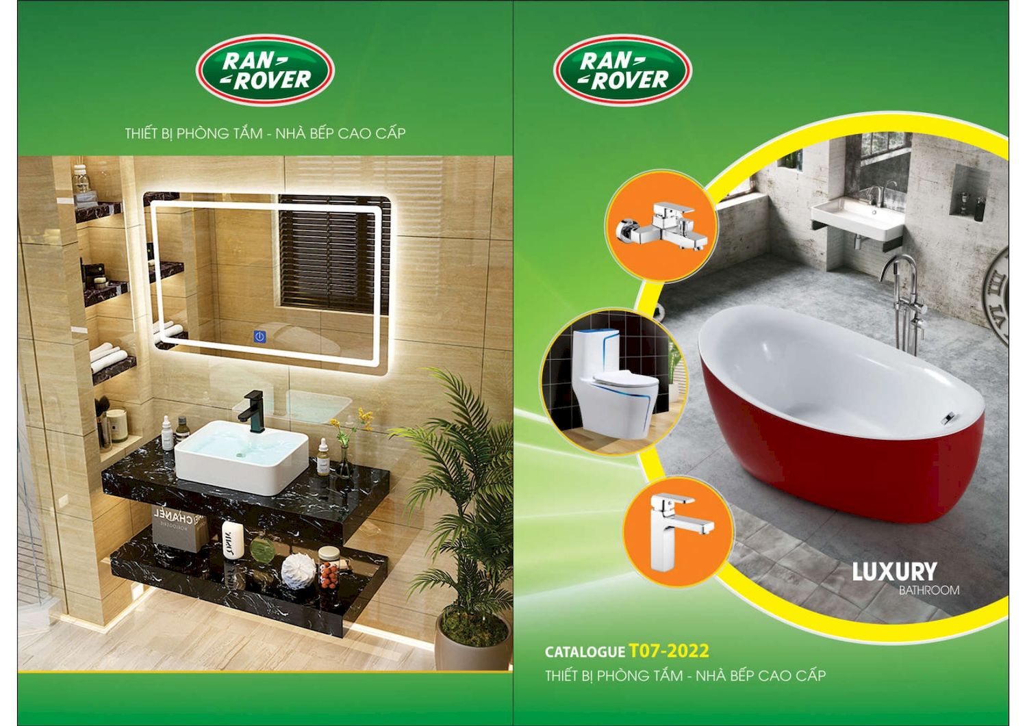 Thiết bị vệ sinh RANROVER Catalogue và Bảng giá mới nhất /Page 1